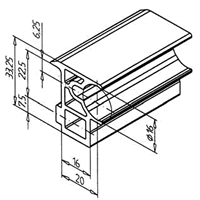 Attach Shaft To Any T-Slot Of Any Profile
